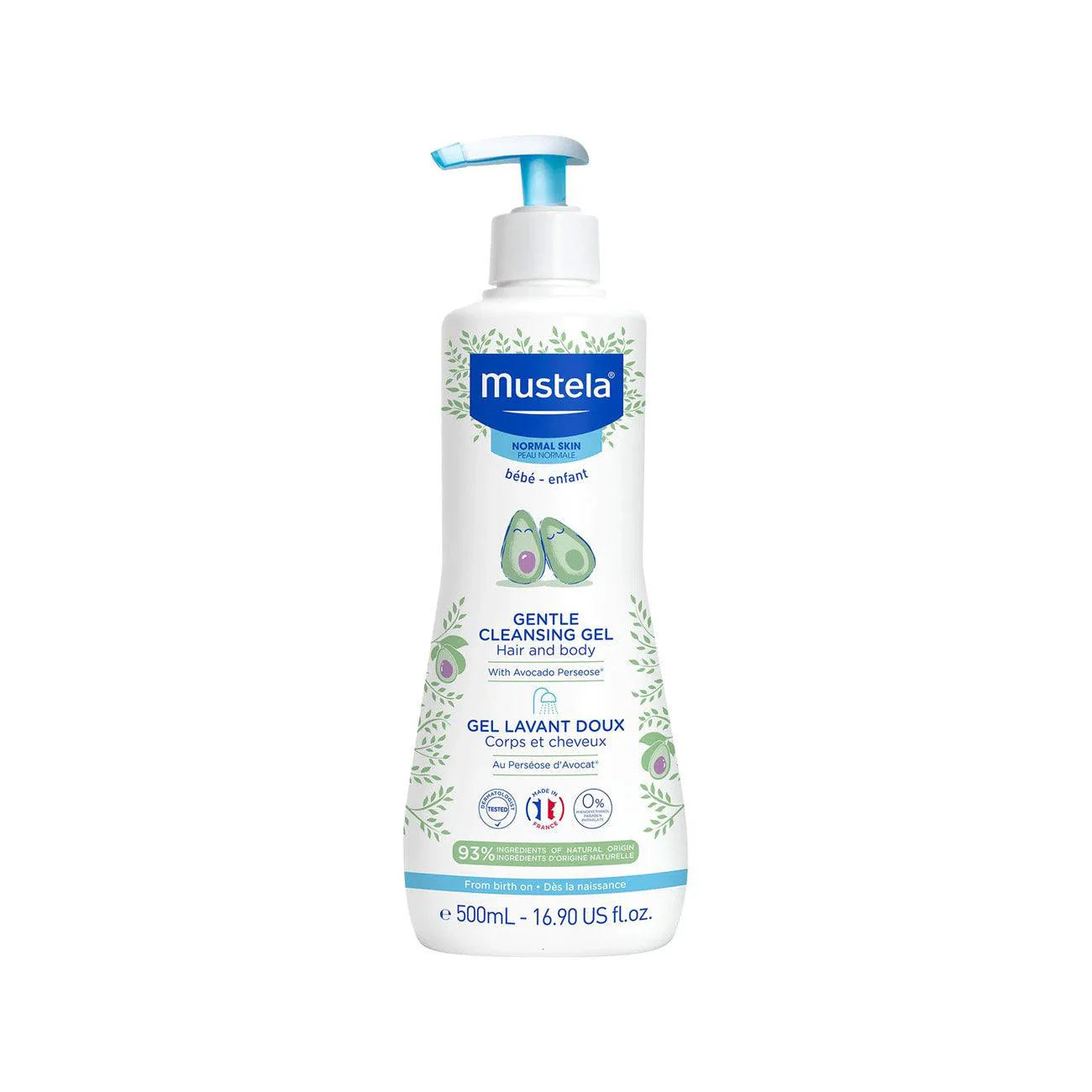 MUSTELA NORMAL SKIN GENTLE 2-IN-1 CLEANSING GEL 500ML