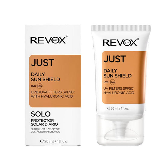 REVOX B77 JUST DAILY SUN SHIELD WITH HYALURONIC ACID SPF50+