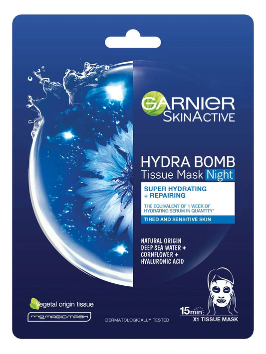 GARNIER HYDRA BOMB SUPER HYDRATING & REPAIRING NIGHT FACE MASK