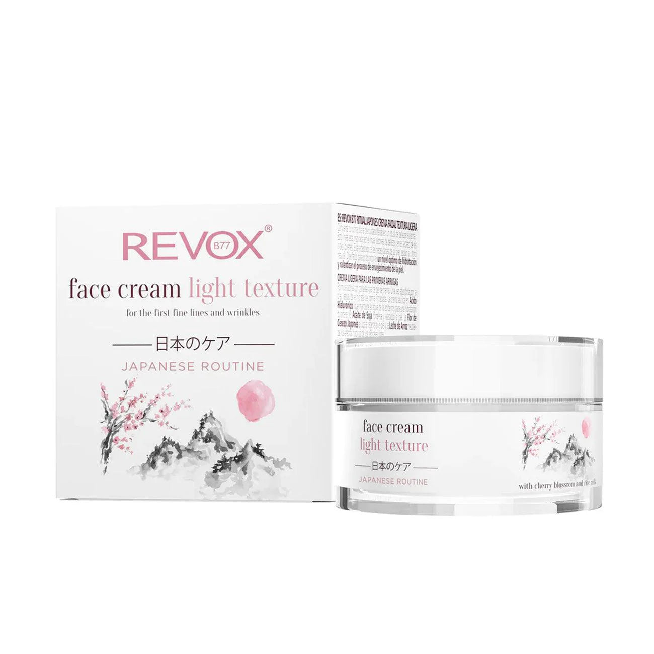 REVOX JAPANESE ROUTINE FACE CREAM LIGHT TEXTURE 50ML