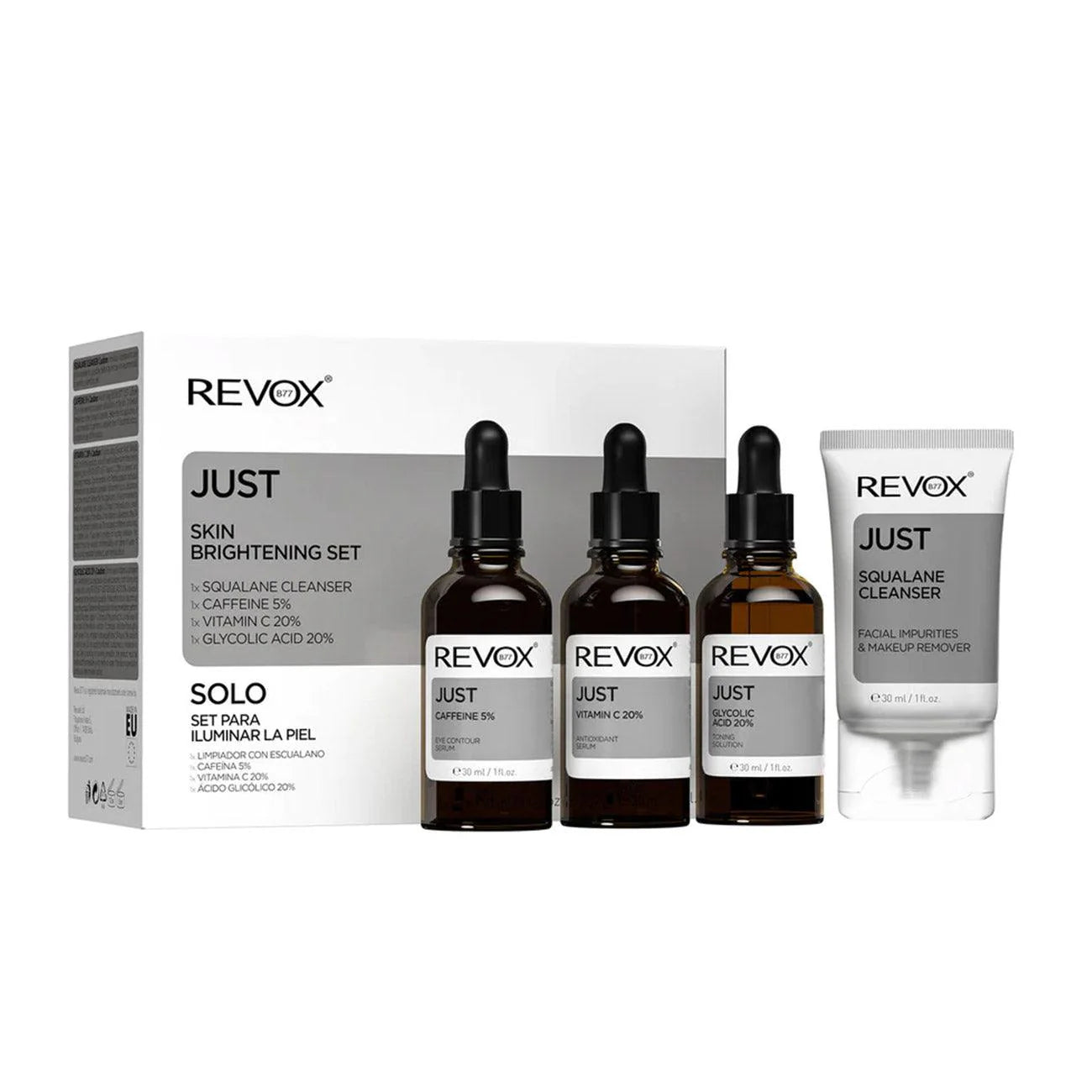 REVOX JUST SKIN BRIGHTENING SET 4×30ML