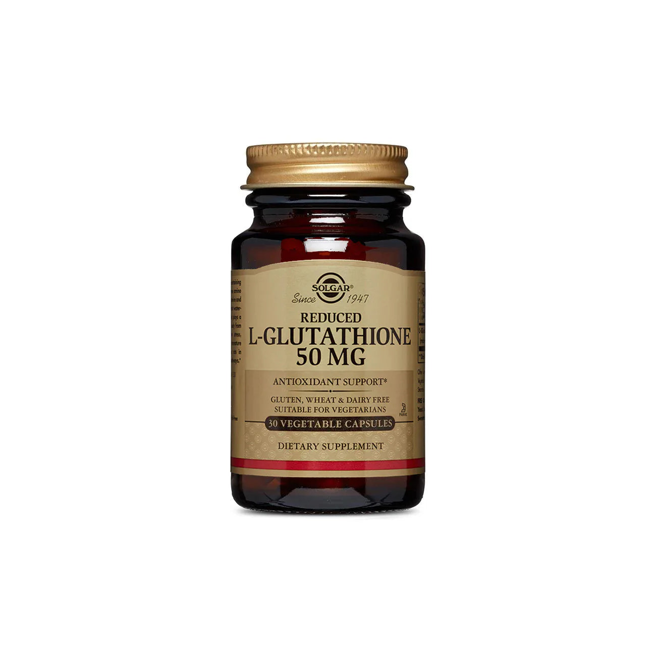SOLGAR L-GLUTATHIONE 50MG 30CAP