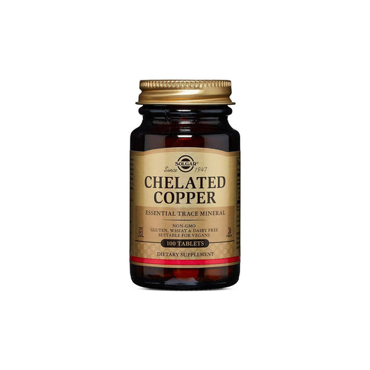 SOLGAR CHELATED COPPER 100TAB