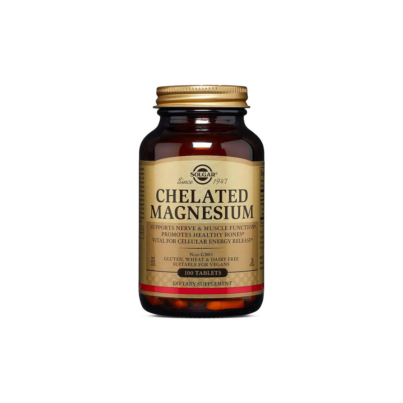 SOLGAR CHELATED MAGNESIUM 100 TAB