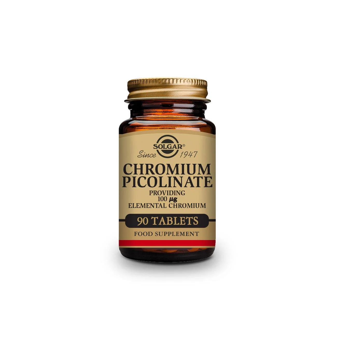 SOLGAR CHROMIUM PICOLINATE 100UG 90TAB