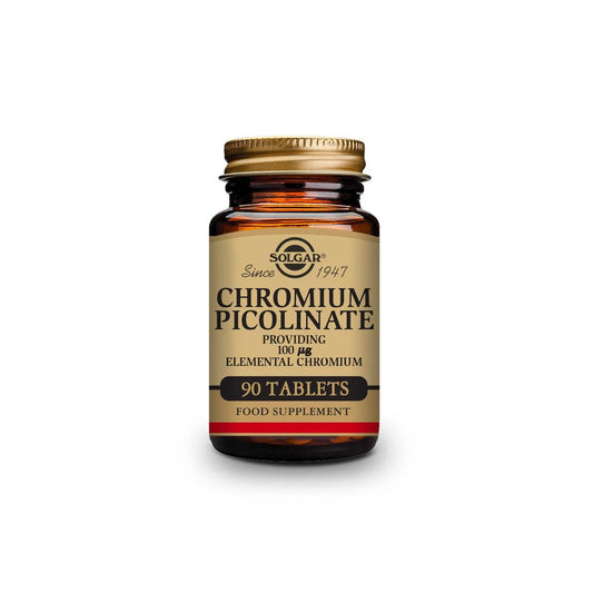 SOLGAR CHROMIUM PICOLINATE 100UG 90TAB