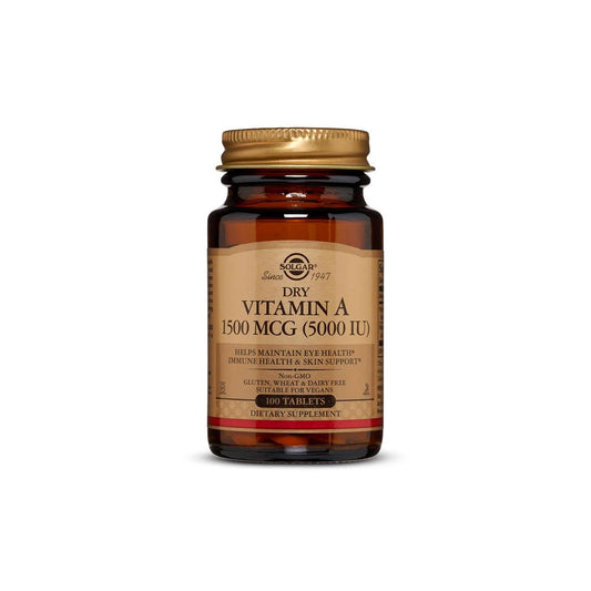 SOLGAR DRY VITAMIN A 1500MCG (5000 IU)
