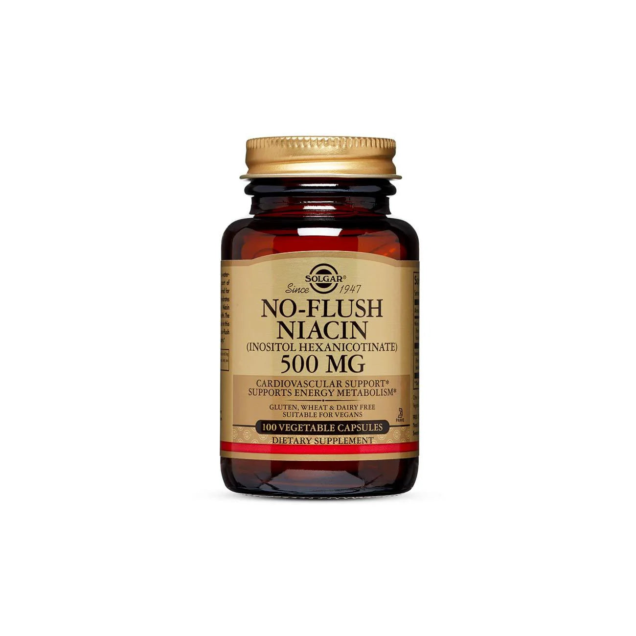 SOLGAR NO-FLUSH NIACIN 500MG 100CAP