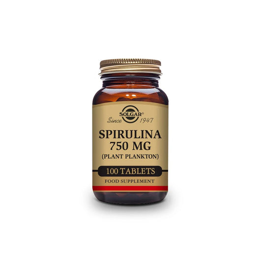 SOLGAR SPIRULINA 750MG 100TAB
