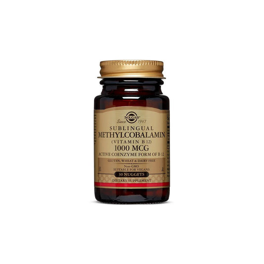 SOLGAR SUBLINGUAL METHYLCOBALAMIN VIT B12 1000MCG