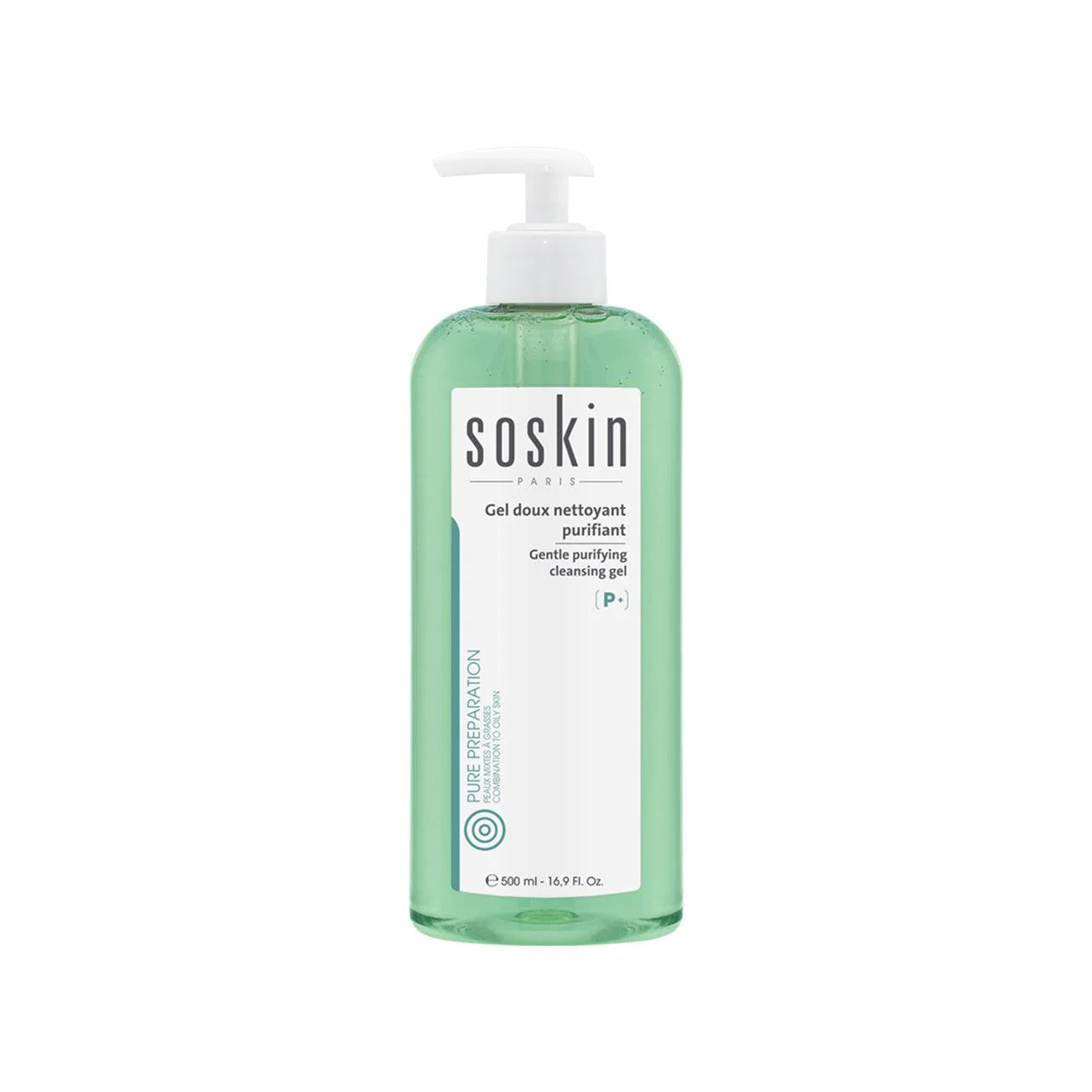 SOSKIN GENTLE PURIFYING CLEANSING GEL 500 ML