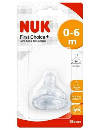 NUK FIRST CHOICE NO COLIC 0-6M SMALL HOLE