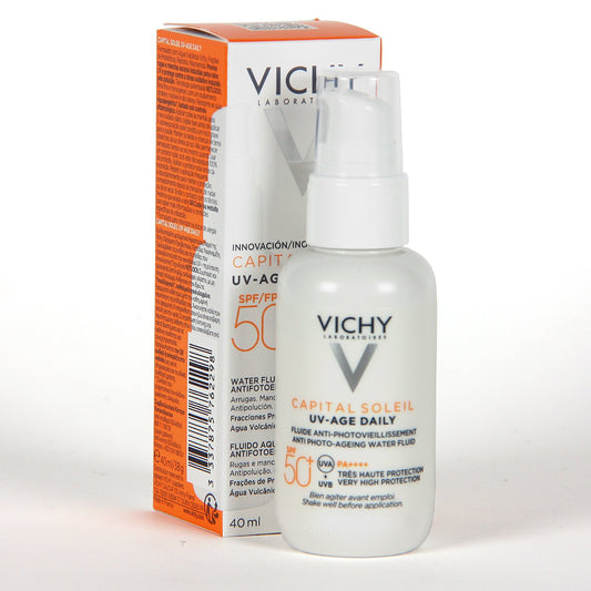 VICHY CAPITAL SOLEIL UV-AGE TINTED ANTI-AGING SUNSCREEN SPF50+ WITH NIACINAMIDE