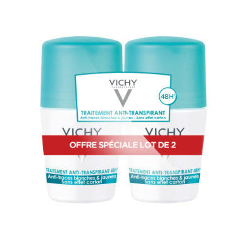 VICHY DEODORANT BILLE 48H ANTI TRANSPARENT- SET OF 2x50ml